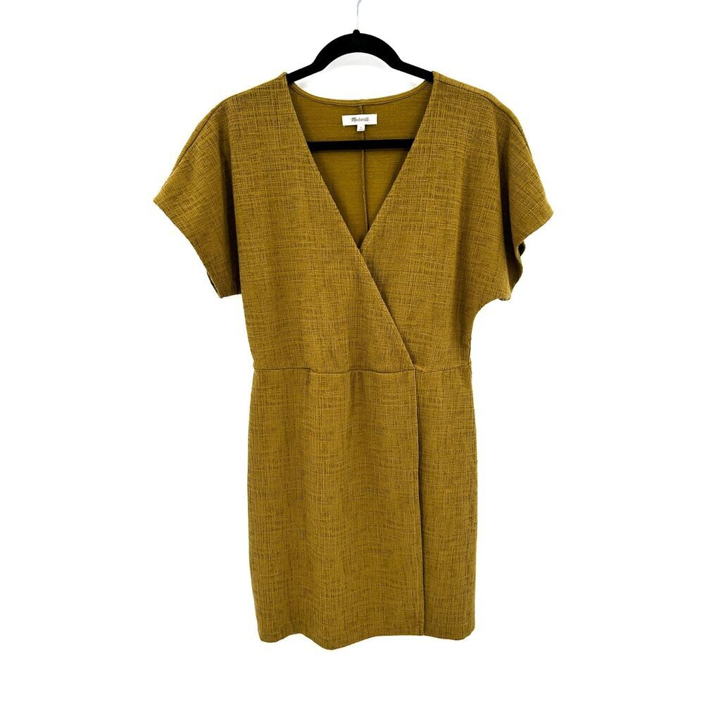 Madewell Mustard Mini Dress